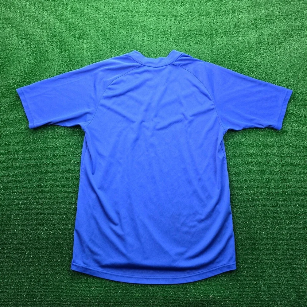 Vintage Nike Total 90 Performance Soccer Jersey Mens Large Blue Short Sleevel